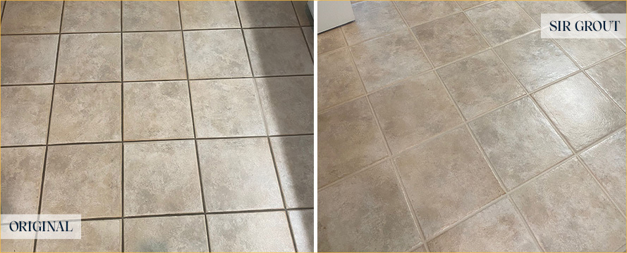 Floor Restored by Our Expert Tile and Grout Cleaners in Castle Rock, CO