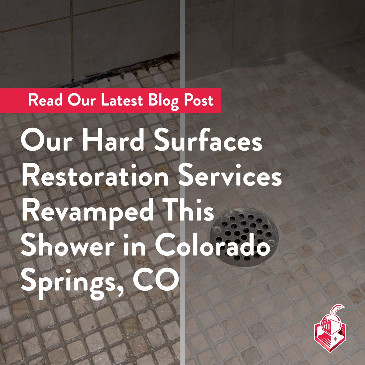 Our hard surfaces restoration services revamped this shower in Colorado Springs, CO!