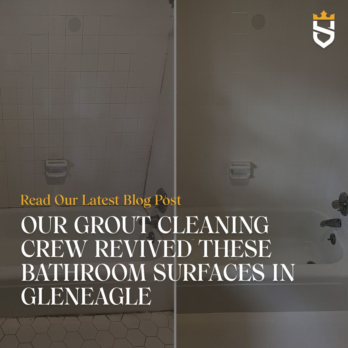 Our Grout Cleaning Crew Revived These Bathroom Surfaces in Gleneagle